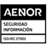 Sello AENOR ISO 27001