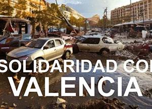 COMUNICADO DE SOLIDARIDAD DE GRUPO SAN VALERO CON LOS AFECTADOS POR LA DANA DE VALENCIA