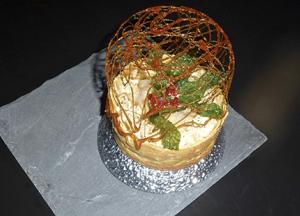 Postre ganador del IV Concurso de postres ESAH