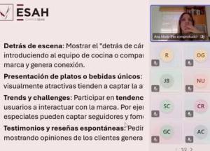 Gran acogida de la masterclass online sobre redes sociales en hostelería