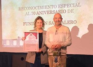Grupo San Valero recibe el distintivo especial “Zaragoza International Film” por su apoyo a la educación, la industria audiovisual y la cultura